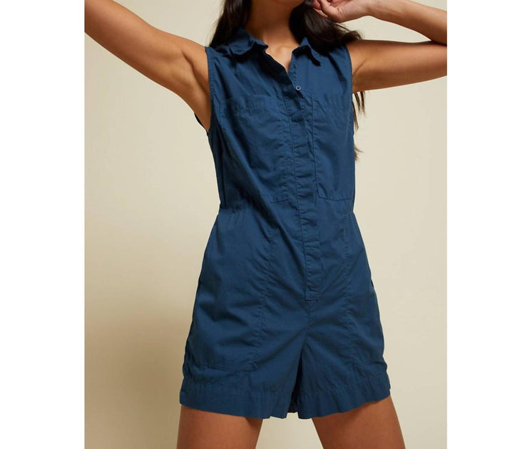 Nation LTD Bixby Romper Blue XSmall 4