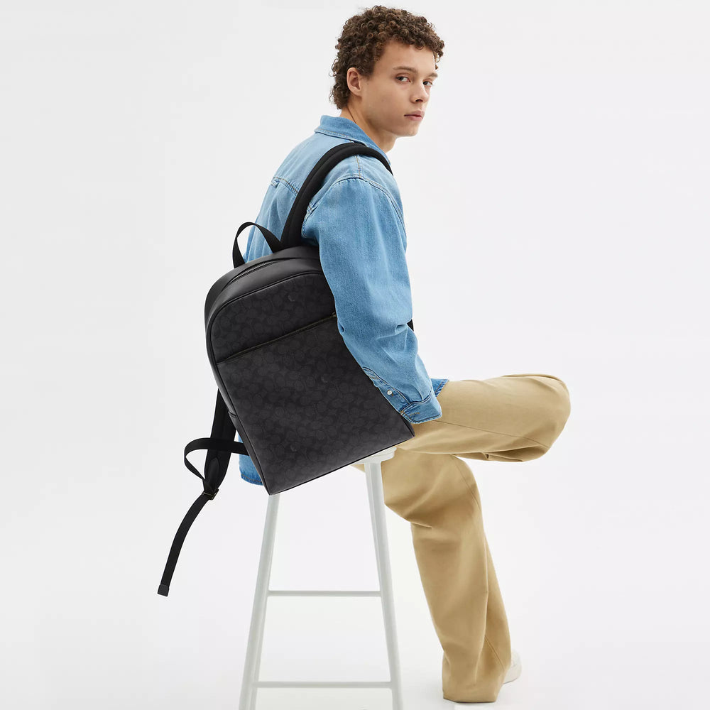 Coach Outlet Owen Backpack In Signature Canvas | ShopSimon
