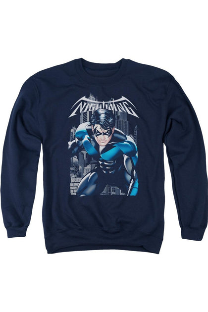 Gildan Batman A Legacy Crewneck Sweatshirt Blue Large 2