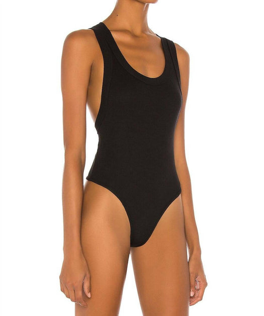 THE LINE BY K Suki Bodysuit Black Medium 4