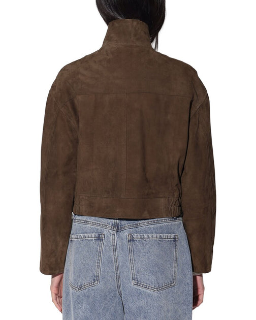 Walter Baker Rihanna Suede Jacket Green Small 3