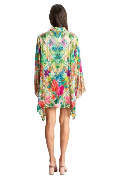La Moda Clothing Island Girl Cover Up Multi Large/XLarge 4