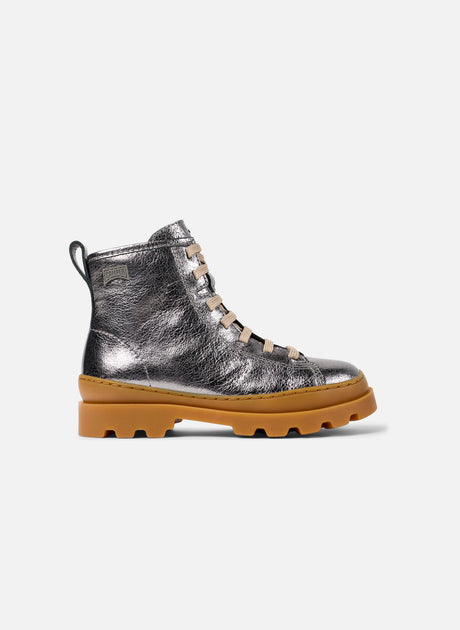 Camper Brutus Kids Ankle Boot Silver EU 30 3