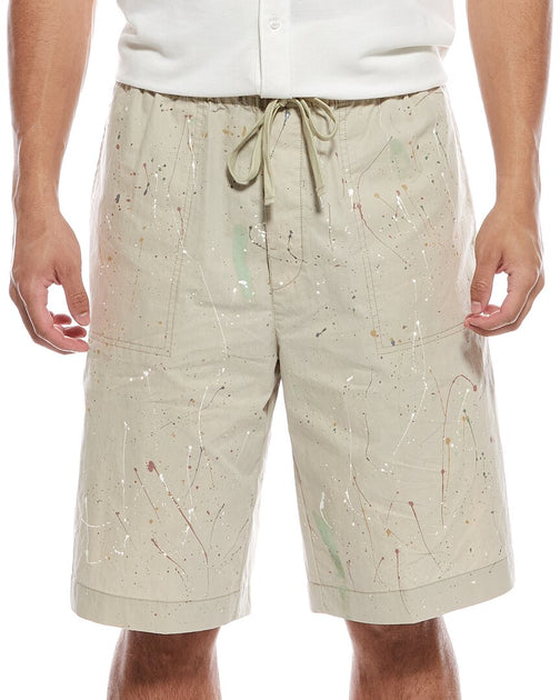 ATM Anthony Thomas Melillo Splatter Painted Short Red Large 2
