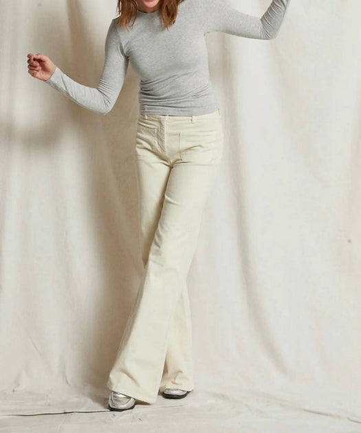 PERFECTWHITETEE Emma Top Gris Small 3
