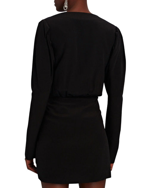 Jonathan Simkhai Leilani Stretch Long Sleeve Mini Dress Black US 2 3