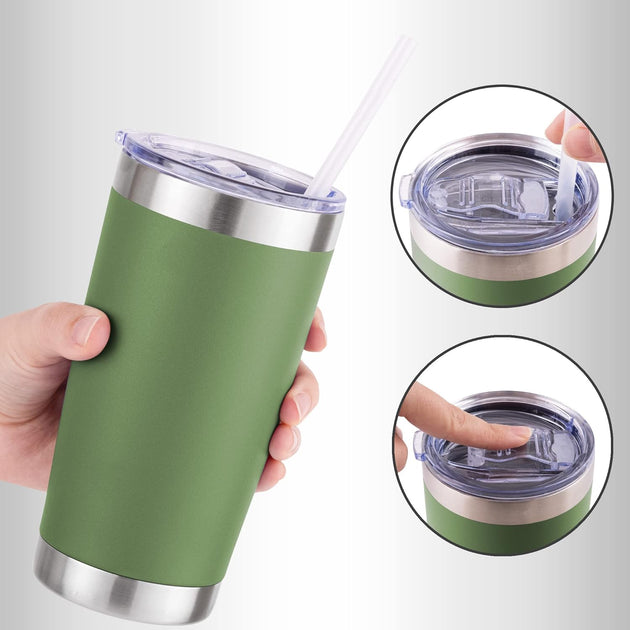 Zulay Kitchen Double Walled Insulated Travel Mug Multi 3