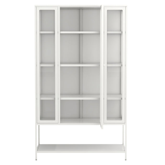 Streamdale Iron Display Cabinet White 4