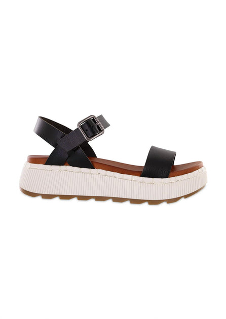 Mia Hayley Platform Sandals Black US 8.5 2