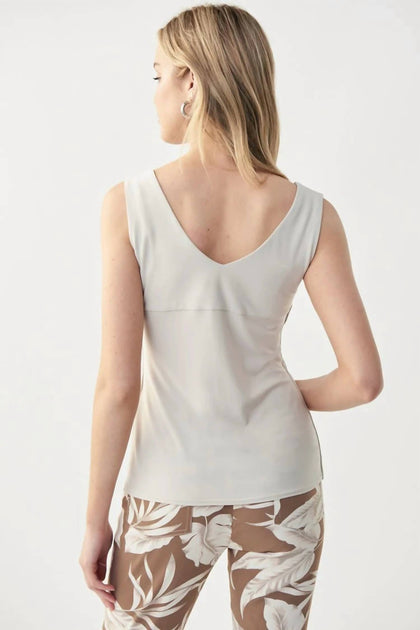 Joseph Ribkoff V-Ausschnitt Camisole Weiß US 2 3