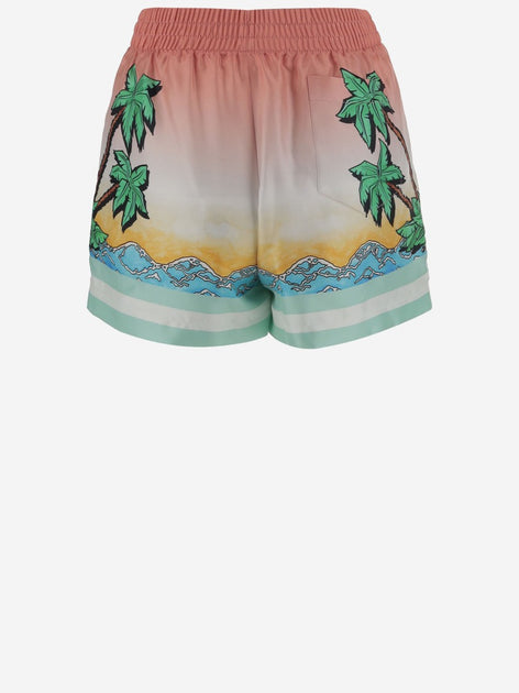 ショートパンツ Casablanca Graphic Print Cotton Short Pants Casablanca Graphic Print Cotton Short Pants | THE LIST