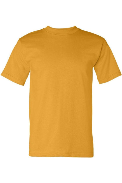 T-shirt Bayside fabriqué aux USA Jaune XLarge 3
