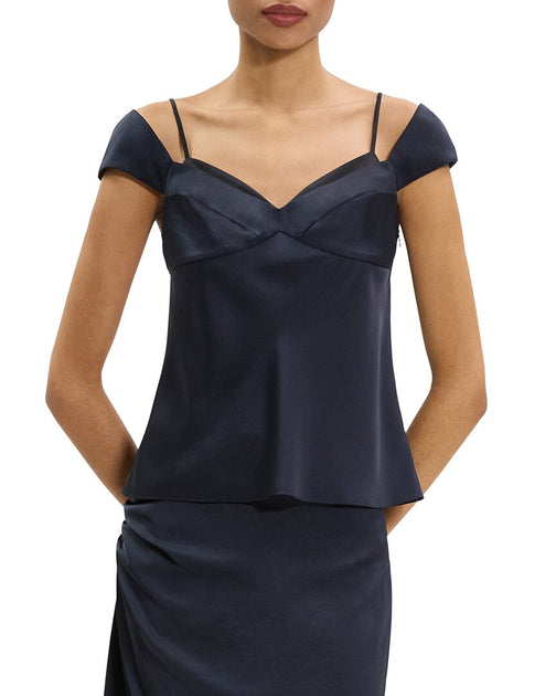Theory Cami Top Blue US 0 2