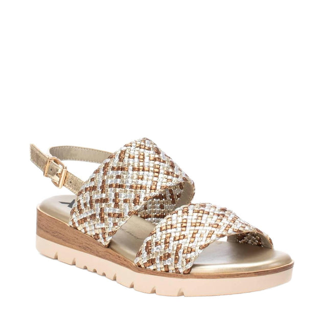 Xti Woven Sandals White US 5-6 2