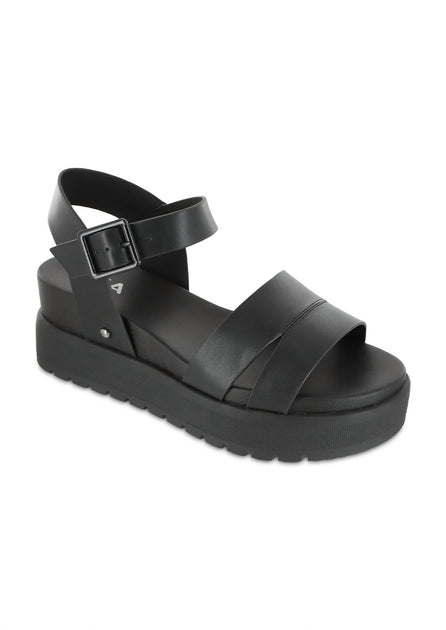 Mia Maya Platform Sandal Black US 8.5 2