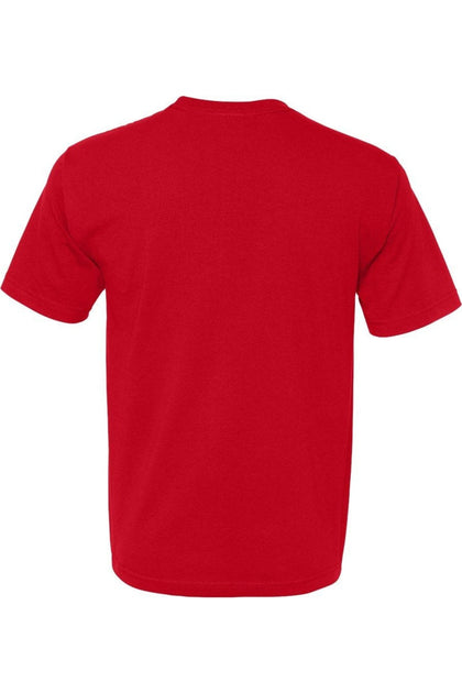 Bayside Cotton T-Shirt Red 4XLarge 3