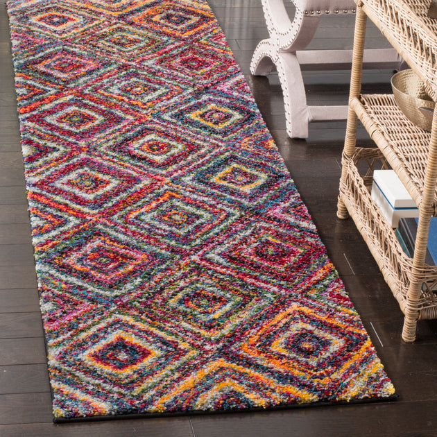 Safavieh Fiesta Shag Area Rug Multi 3