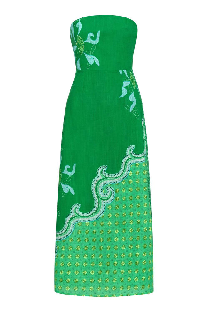 anna kate wess midi dress Wess Midi in Palm