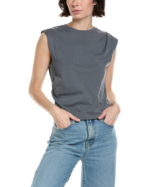 rag & bone Mia Cropped Tank Grey Large 2
