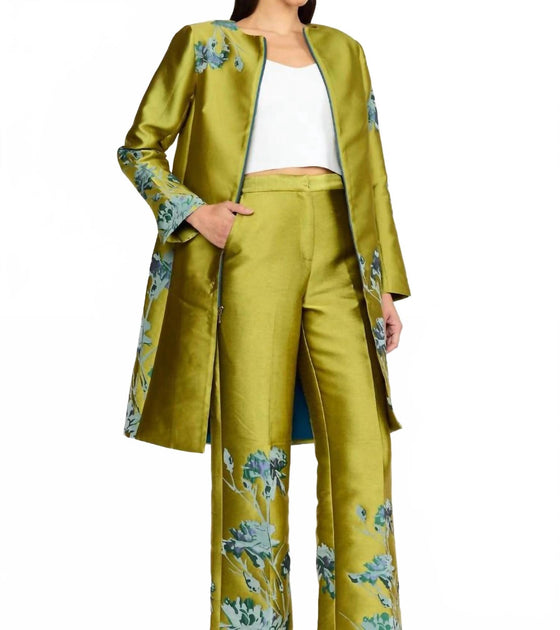 Christy Lynn Porter Coat Green US 4 4