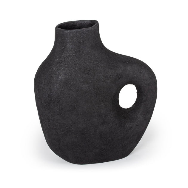 Vase de table Hivvago 12 pouces Noir Aluminium 3
