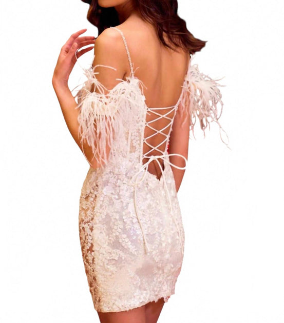 Sherri Hill Sequin Lace Mini Dress Multi US 4 3