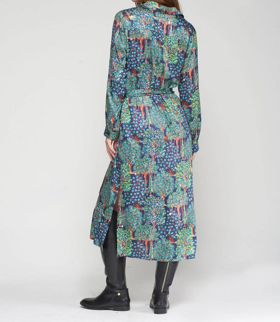Vilagallo Woodland Print Dress Multi EU 38 3