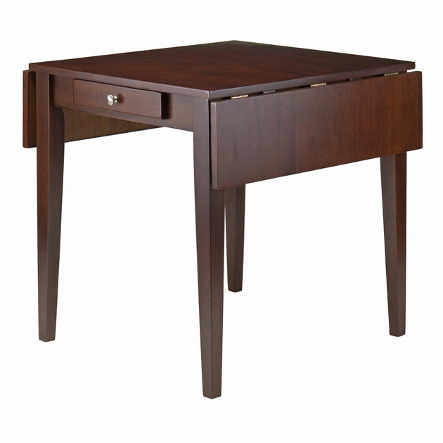 Winsome Wood Hamilton Drop Leaf Dining Table Brown 3