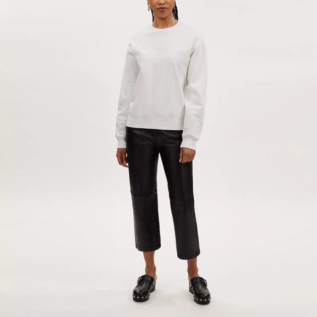 Coach Crewneck Sweatshirt White XS 3