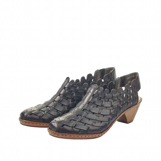 Rieker Sina Slingback Heels Black 40 2
