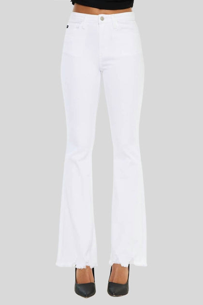 KanCan Open Pack Bootcut Jeans White 24 2