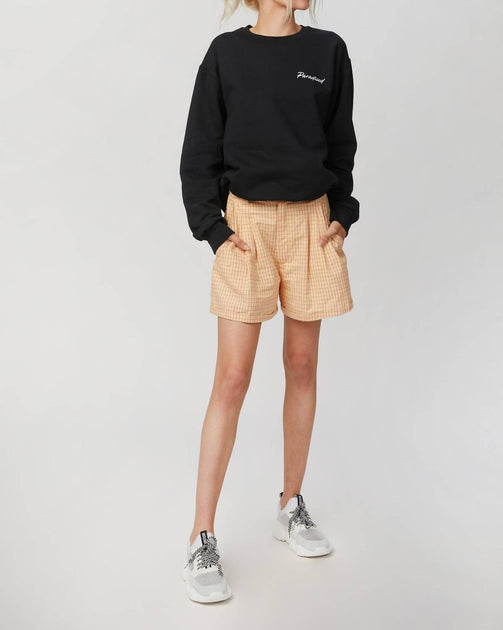 PARADISED Geo P Crew Top Black Medium 3