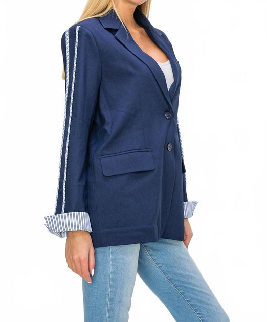 Joh Mary Blazer Blue Medium 3