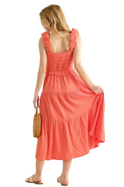 And The Why Meet At Our Spot Maxi Dress Pink Plus Size 2X 4