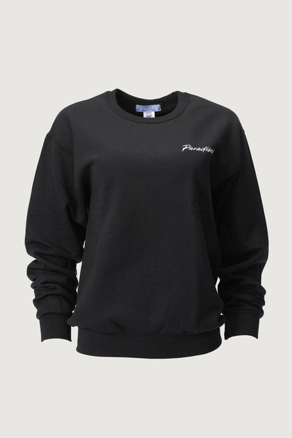 PARADISED Geo P Crew Top Black Medium 2