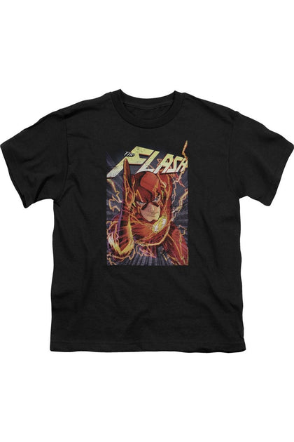 Gildan Justice League Flash Short Sleeve T-Shirt Black Small 2