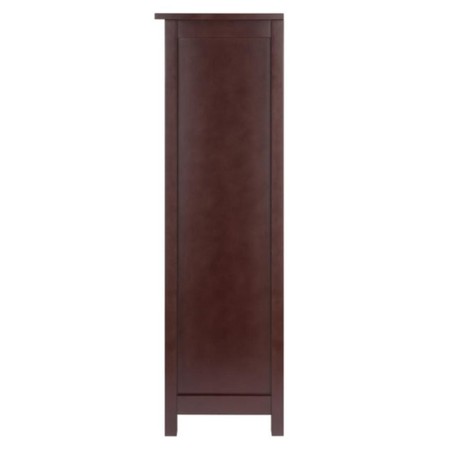 Hivvago Milan 3-Section Bookshelf Walnut 4