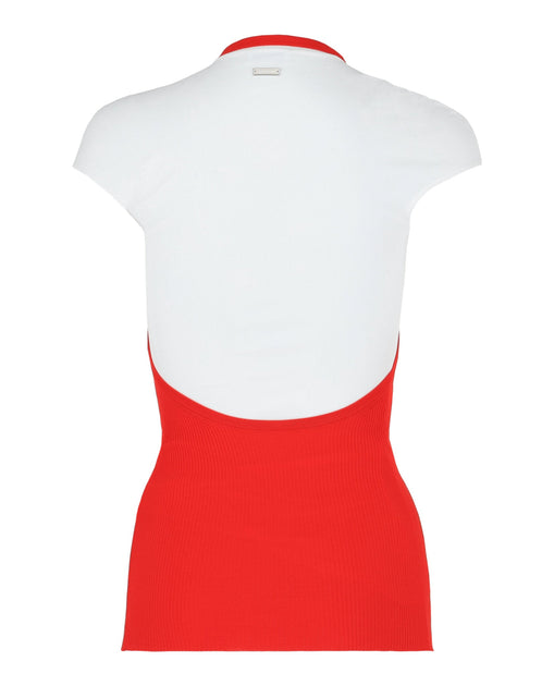 Ferragamo Layered Top Red Medium 3