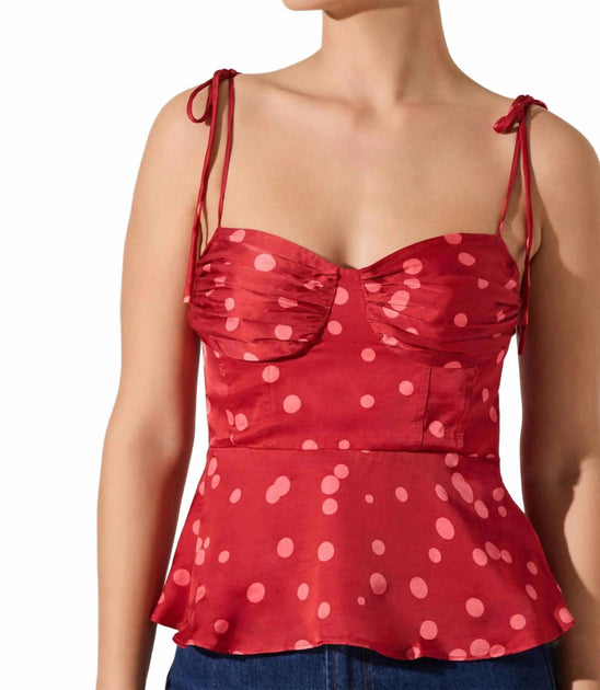ASTR Selina Top Red Large 3