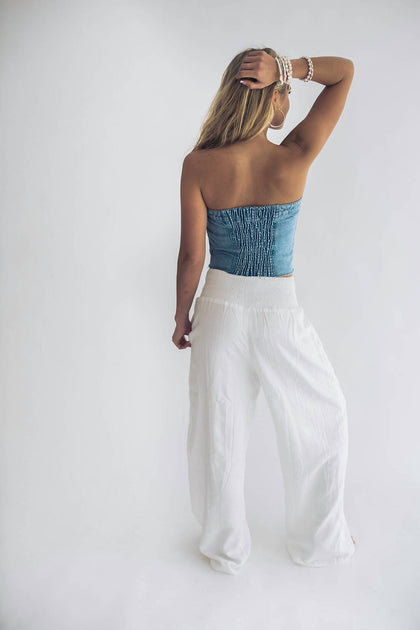 Falcon Ashley Pants White Large 3