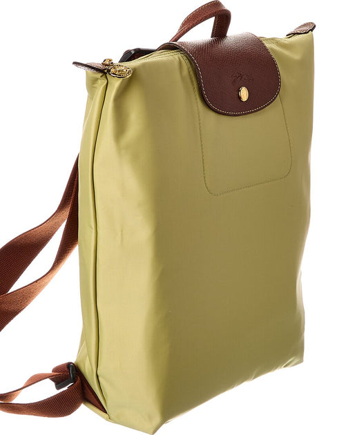 Longchamp Le Pliage Original Mittelgroßer Canvas Rucksack Gelb 4