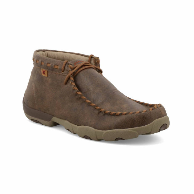 Twisted X Men's Chukka Driving Moc Brown 13 3