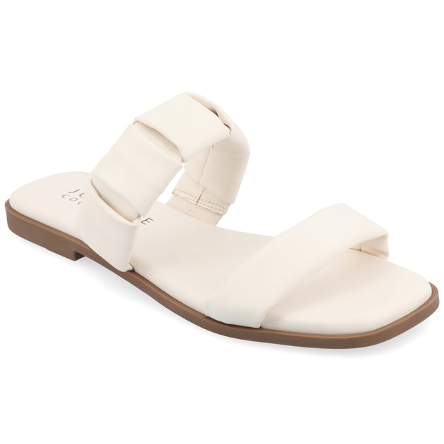 Journee Collection Pegie Sandal Blue US 7.5 2