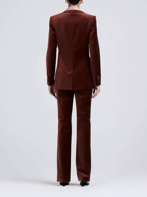 Derek Lam 10 Crosby Balton Single Breasted Blazer Red US 6 4