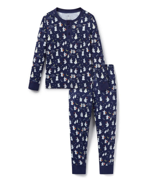Petite Plume Spooky Slumber Pajamas Blue US 5 3