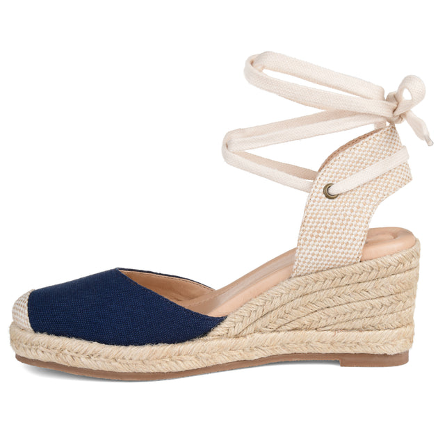 Journee Collection Monte Wedge Blue US 9.5 3