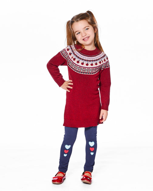 Deux par Deux Knit Dress Red US 6 3