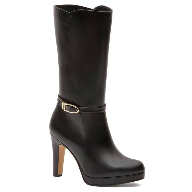 Andrea Women's High Heel Boots Black US 8 2