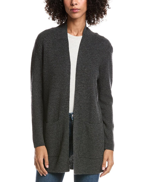 Cardigan Drapé Forte Cashmere Gris Medium 2