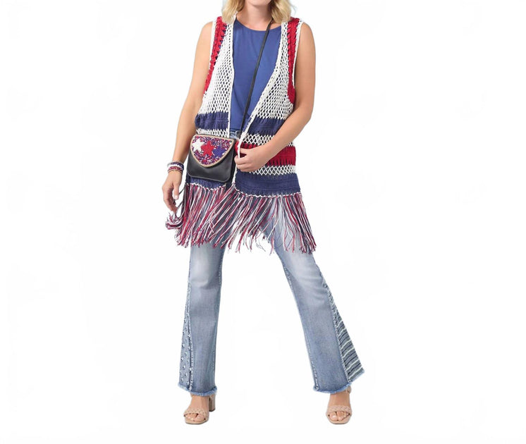 Coco + Carmen Häkelweste Multi XXLarge 4